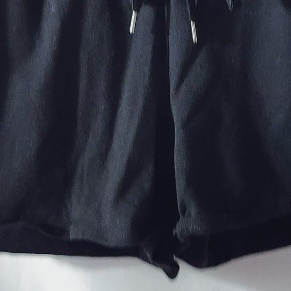 Tek Gear Essential Gear Black Mid Rise Wicking Drawcord Waist Workout Short Sz S - Picture 11 of 16